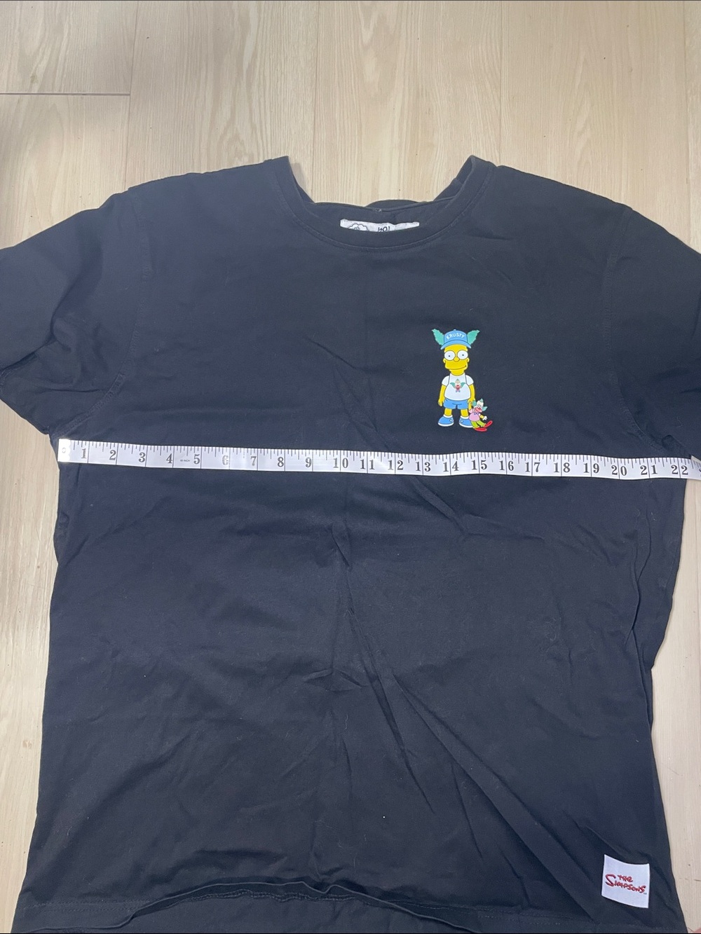 PRIMARK Graphic Tee Black Short Sleeve Tee with THE SIMPSONS Colorful - Picture 5 of 8